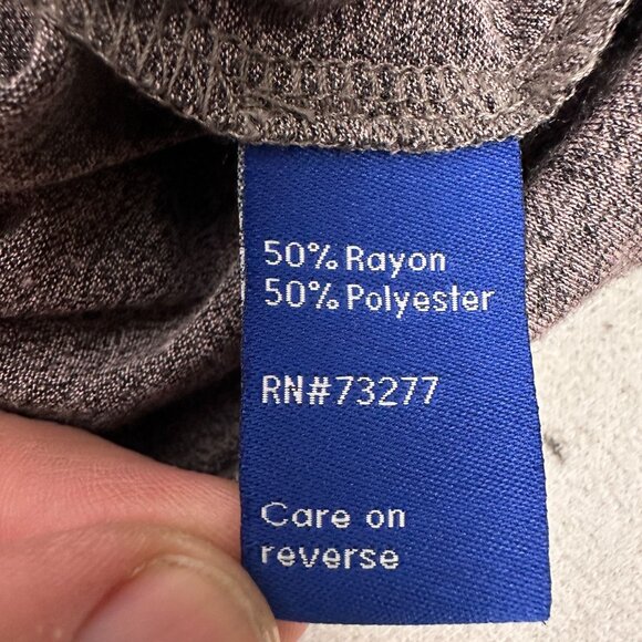 Apt. 9 Womens Size XXL Rose Gold Twist Front Top - Picture 9 of 9